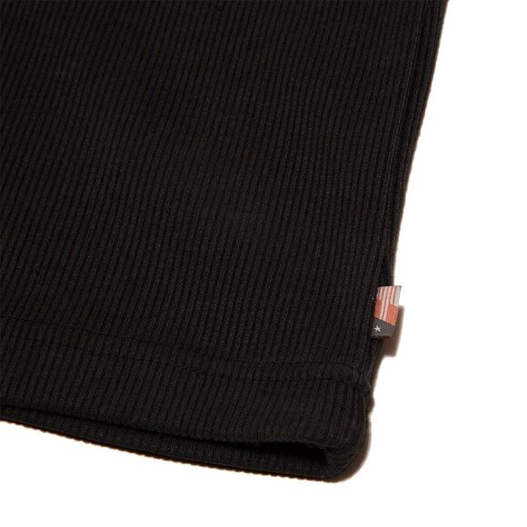 Honor The Gift Men's Crest Ribbed Knit Tank Top Shirt in Black - Picture 3 of 4